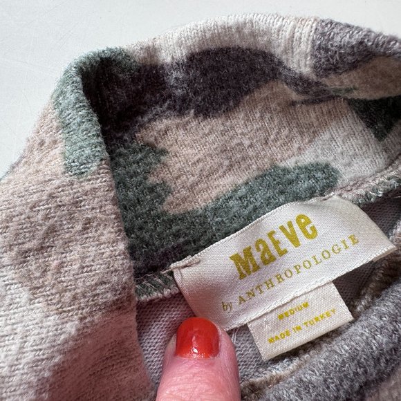 Anthropologie Maeve mock neck sweater Women's size M - Picture 3 of 5